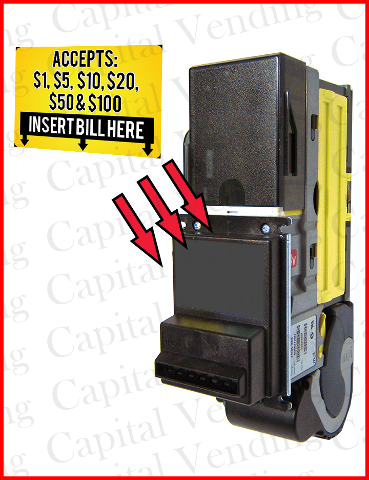 Accepts $1-$100